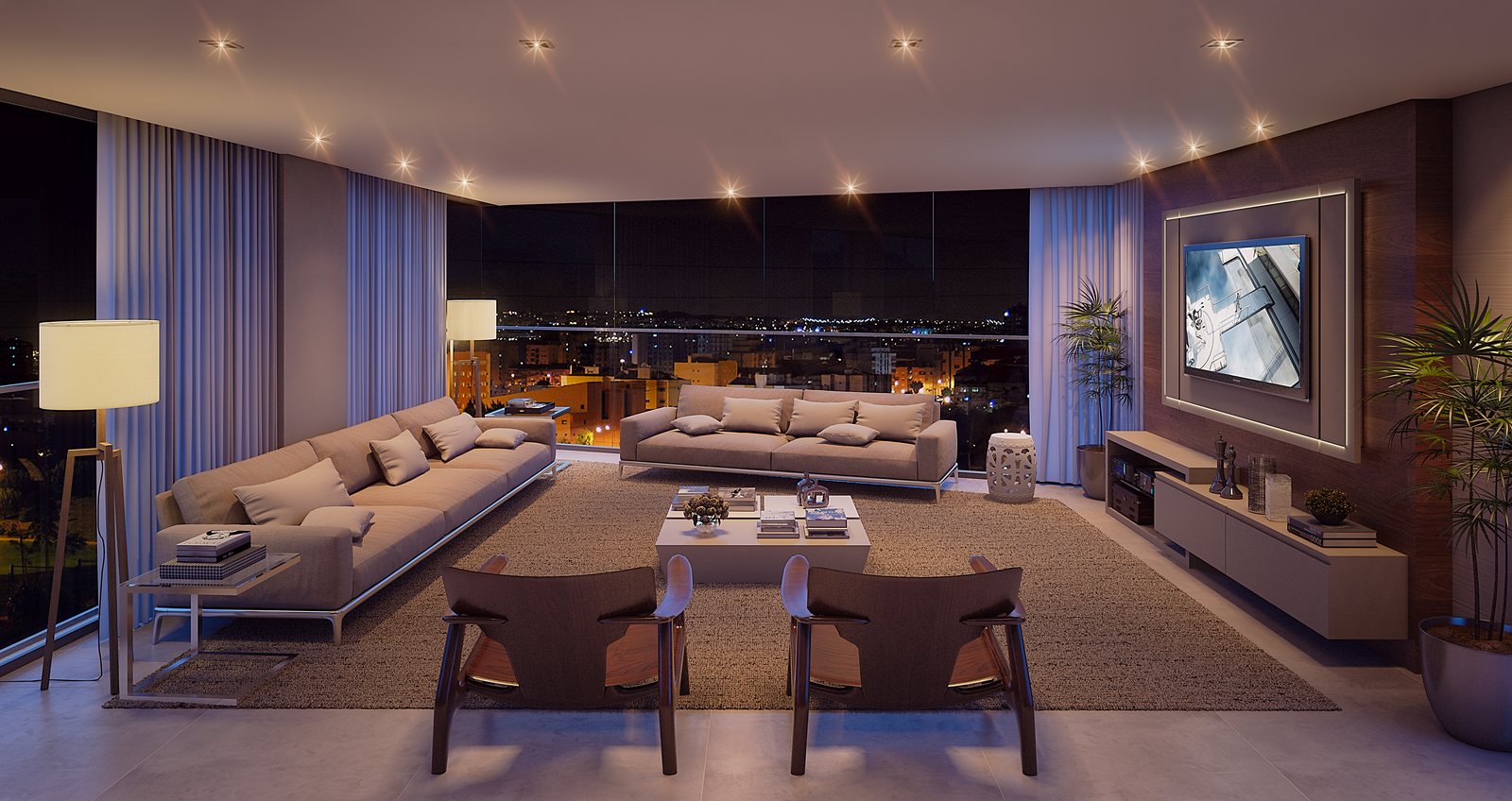 Living do apartamento