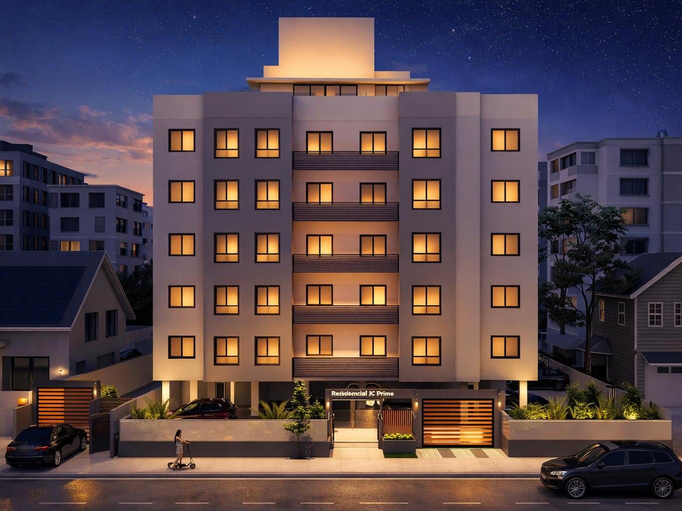 Fachada do Residencial JC Prime